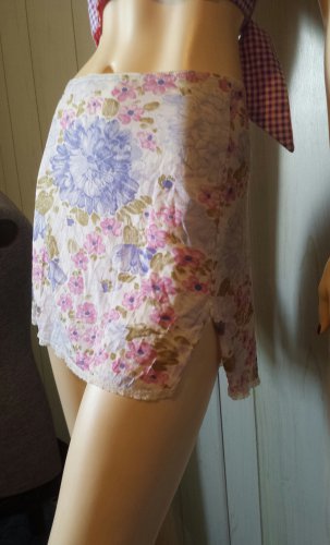 Vintage 60s Van Raalte MOD Flower Power Nylon Micro Mini Slip Size M