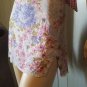 Vintage 60s Van Raalte MOD Flower Power Nylon Micro Mini Slip Size M