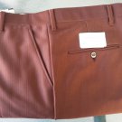 70s Gangster Mens Polyester Pin Striped Disco Party Pants Sz 34 NOS MINT!