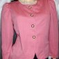 Vintage Barbie PINK PUFF SLV Buttondown Blazer Jacket 70s 80s Size M/L