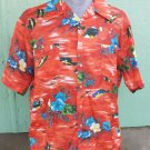 Vintage Hawaiian Tropical Fish and Hibiscus Flowers Swanky 70s Men's Party Shirt XL Vintage Hawaiian Tropical Fish and Hibiscus Flowers Swanky 70s Men's Party Shirt XL