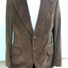 Vintage 70s Tailor's Bench Men's Brown Corduroy Sports Coat Blazer Jacket L Vintage 70s Tailor's Bench Men's Brown Corduroy Sports Coat Blazer Jacket L
