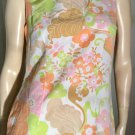 Vintage MOD 60s Park East By SWIRL Flower Power Mini Shift Dress S/M Vintage MOD 60s Park East By SWIRL Flower Power Mini Shift Dress S/M