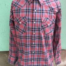 VTG 70s H BAR C Ranchwear Long Tail Pearl Snap Bluegrass Rockabilly Western Mens Shirt Sz 17/35 XL