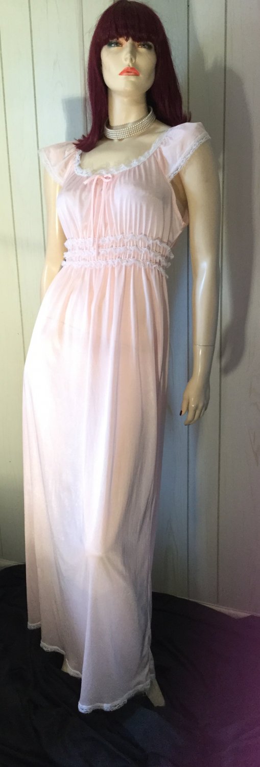 frilly night gown