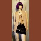 Vintage 70s Polyester Knit Groovy Boho Tunic Vest Size S Vintage 70s Polyester Knit Groovy Boho Tunic Vest Size S