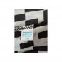 Retro MOD Black & White Funky Abstract OP-ART Print Mini Dress Shirtdress Size S