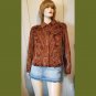 Vintage 90s does 60s Groovy Psychedelic Paisley Print Corduroy Button down Jacket L