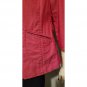 Vintage 90s EXPRESS Stretch RED Denim Blazer Jacket Size 11/12