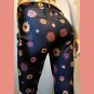 Vintage 90s does 60s Low Rise Flower Power Polyester Hip Hugger Pants SZ S/XS
