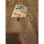70s NERD BOY GEEKY Plaid Polyester Mens Dress Pants 36 MINT NOS