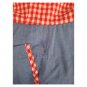 Vintage 60s Rockabilly Pinup Doll Red Gingham Print Romper Skort Sz L