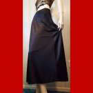 Vintage 90s Glam Cabernet 34” Black Nylon Half Slip/Skirt S/M