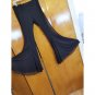 90s does 70s Black Retro Low Rise Hip Hugger Sheer Chiffon Bell Bottom Party Pants L