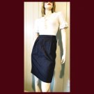 HE LOVES ME HE LOVES ME NOT 80s High Waisted Black Floral Pencil Skirt S HE LOVES ME HE LOVES ME NOT 80s High Waisted Black Floral Pencil Skirt S