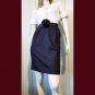 HE LOVES ME HE LOVES ME NOT 80s High Waisted Black Floral Pencil Skirt S