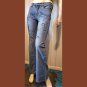 VTG 90s BOHO Glam Beaded & DIY patches Low Rise Boot Cut Jeans S/XS