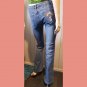 VTG 90s BOHO Glam Beaded & DIY patches Low Rise Boot Cut Jeans S/XS