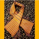 Vintage 70s Groovy Boho MOD Fringe Multicolor Woven Scarf made in Germany Vintage 70s Groovy Boho MOD Fringe Multicolor Woven Scarf made in Germany