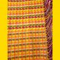 Vintage 70s Groovy Boho MOD Fringe Multicolor Woven Scarf made in Germany