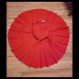 Calvin Klein Retro Red Fit & Flare Full Circle Skirt Party Dress P/S