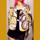 TRIBAL Psychedelic Print FUNKY MOD Retro Button down Blazer Size 8 TRIBAL Psychedelic Print FUNKY MOD Retro Button down Blazer Size 8