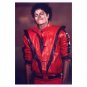RARE Michael Jackson Style Ruby Red Satin Designer Sergio Valente Mens Disco Jacket VTG 70s 80s XL