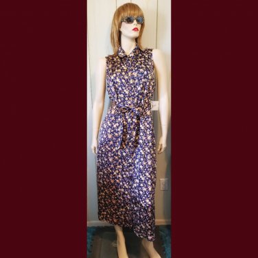 Perception Concept Button down Boho Floral Maxi Dress NWT Size M