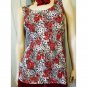 Leopard Floral Print Magic Stretch Pleated Sleeveless Summery Top O/S