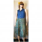 Vintage 90s Button-down Boho Cottagecore Garden Floral Print Maxi Dress Size 8 Vintage 90s Button-down Boho Cottagecore Garden Floral Print Maxi Dress Size 8