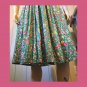 Vintage 90s Button-down Boho Cottagecore Garden Floral Print Maxi Dress Size 8
