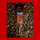 Sexy Devil VTG Y2K Devil Horns & Red Devil Lightup Pitchfork Halloween 2-Piece Costume Accessories