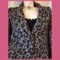 Ann Taylor Loft Leopard Print Fitted Blazer Jacket Coat Size XSP