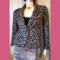 Ann Taylor Loft Leopard Print Fitted Blazer Jacket Coat Size XSP