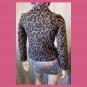 Ann Taylor Loft Leopard Print Fitted Blazer Jacket Coat Size XSP