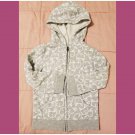 Kitty CAT Faces Girl’s Cat Lover Hooded Zip Sweatshirt Size XS 4/5