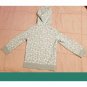 Kitty CAT Faces Girlâs Cat Lover Hooded Zip Sweatshirt Size XS 4/5
