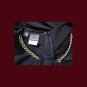 Covington Black Goth Glam Metallic Chainlink Sleeveless Shell Top M.