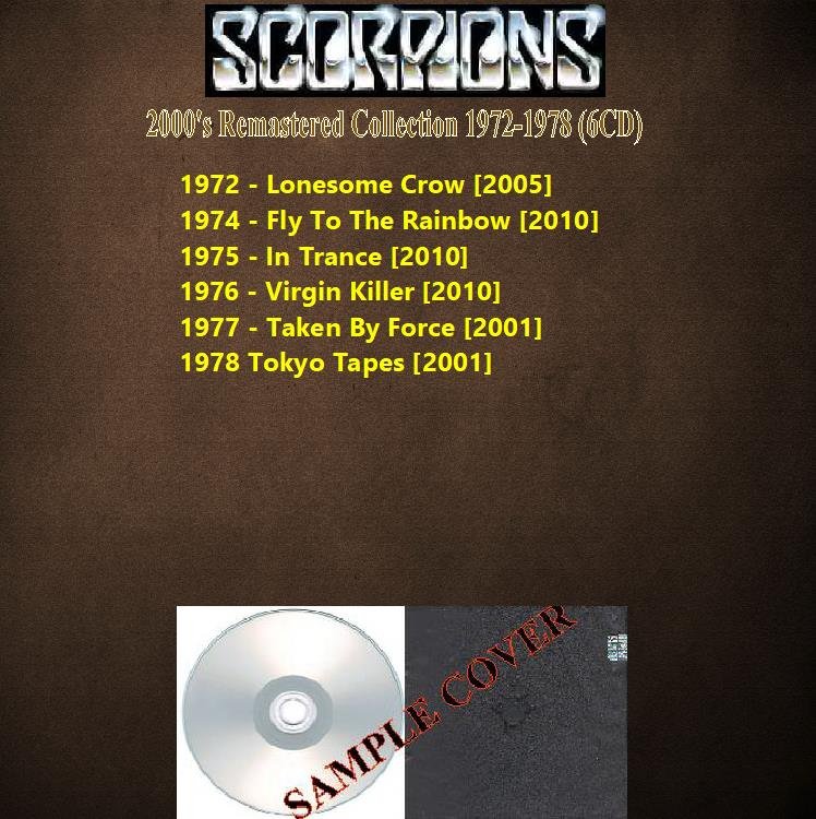 Scorpions - 2000's Remastered Collection 1972-1978 (Silver Pressed 6CD)*