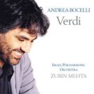 Andrea Bocelli - Verdi (2018 Silver Pressed Promo CD)*