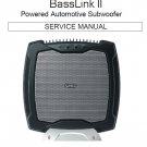 Infinity BassLink II Powered Automotive Subwoofer Service Manual PDF (SBTINF3324)