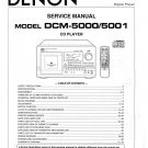 Denon DCM-5000 ,DCM-5001 CD Player Service Manual (SBTDN1300)
