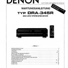 Denon DRA-345R German Receiver Service Manual PDF (SBTDN1312)