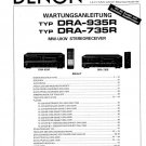 Denon DRA-935R ,DRA-735R German Receiver Service Manual PDF (SBTDN1332)