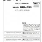 Denon DRA-CX3 Ver.2 Receiver Service Manual PDF (SBTDN1336)
