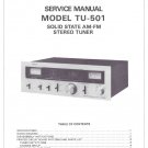 Denon TU-501 Stereo Tuner Service Manual PDF (SBTDN1347)