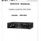 Denon DR-M4 Cassette Tape Service Manual PDF (SBTDN2173)
