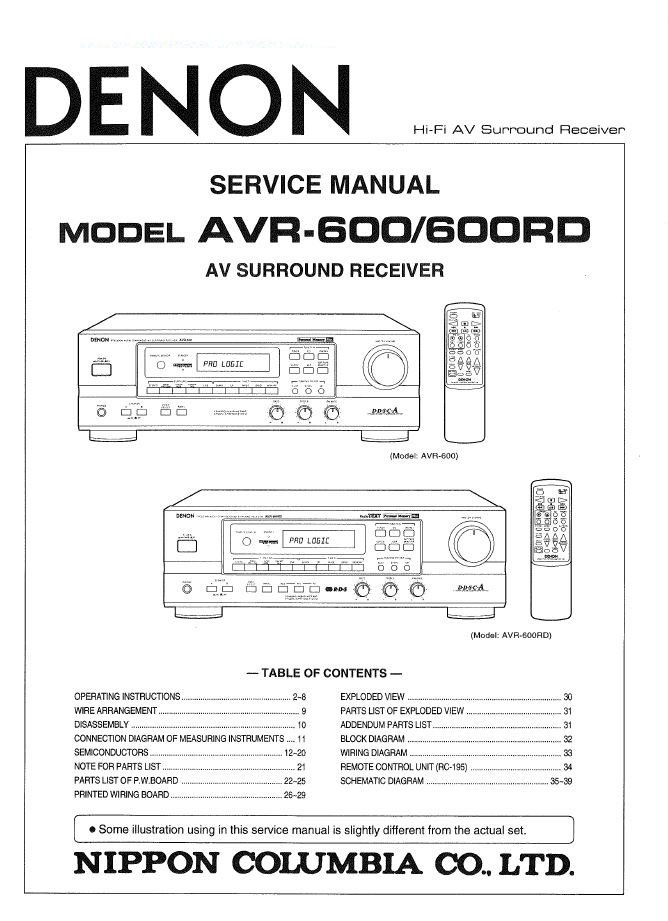 Denon avr 2113 схема