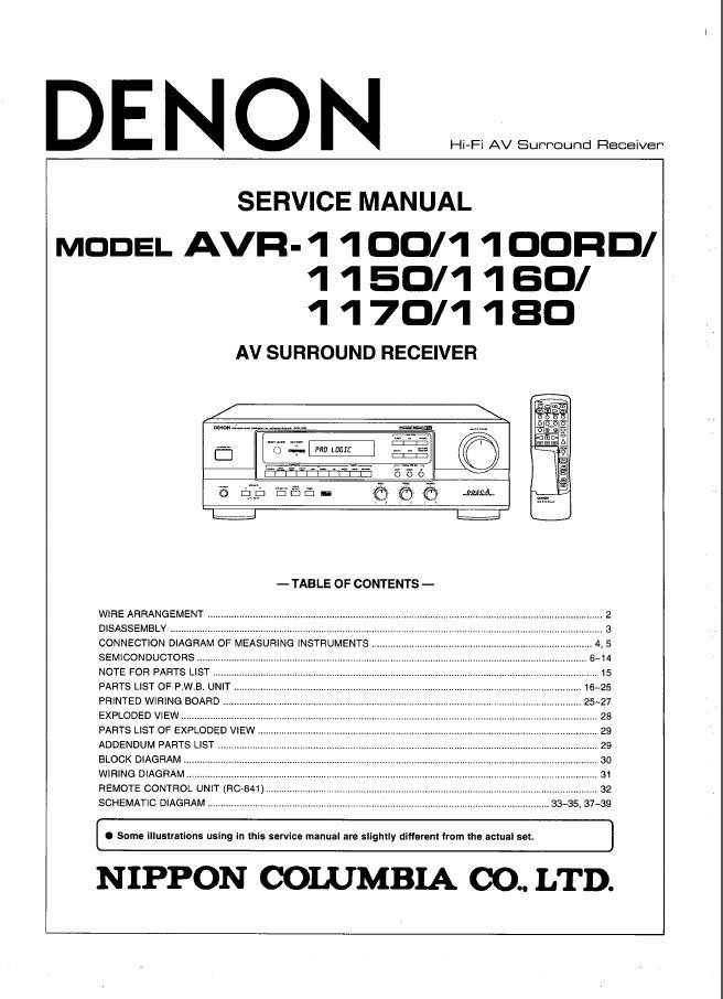 Denon avr 2113 схема