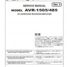 Denon AVR-1505 ,AVR-485 Ver.1 Surround Receiver Service Manual PDF (SBTDN1389)